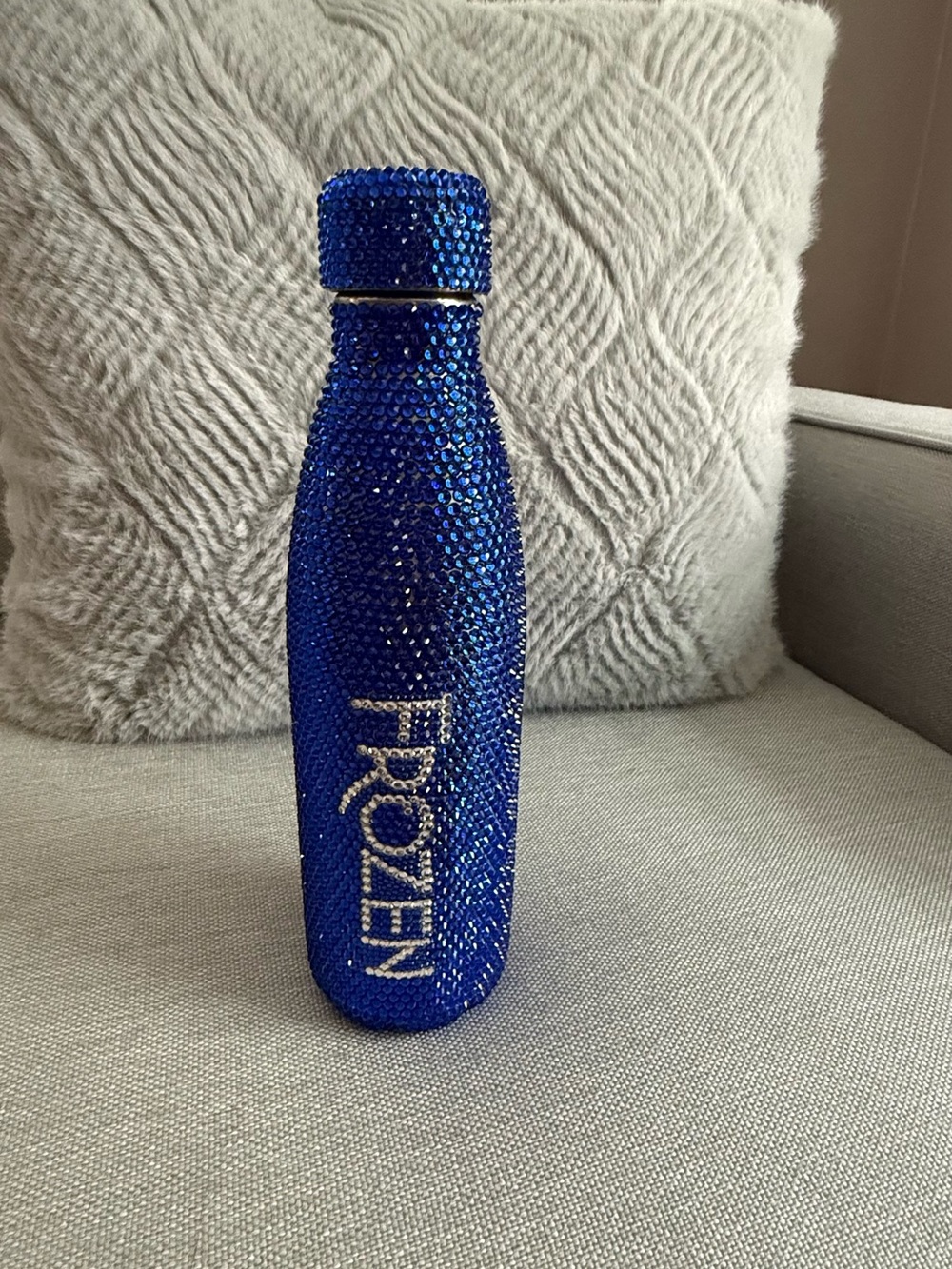 Disney Blue Rhinestone Embellished 'Frozen' Insulated Bottle Thermos